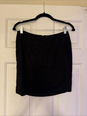 All Things Golden Black Mini Skirt Medium